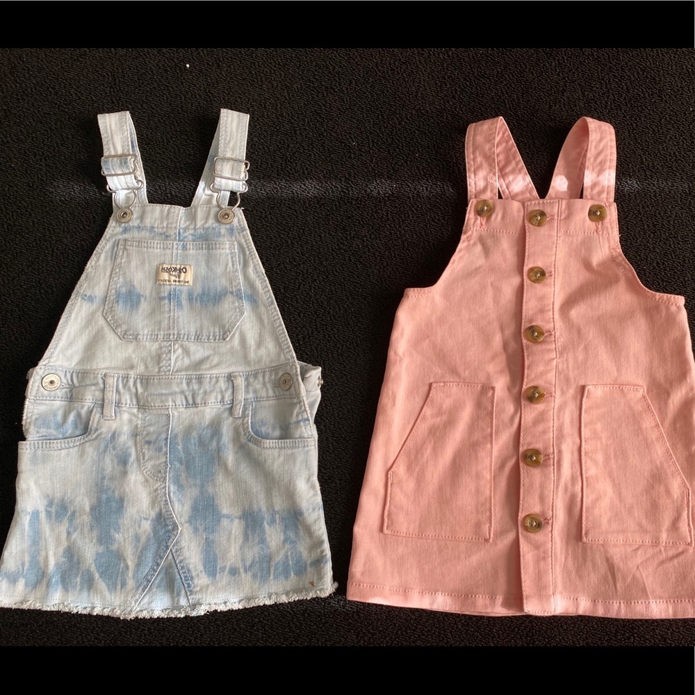 Toddler girl size 2 overall dresses